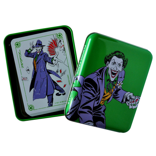 Carti de joc in cutie metalica de colectie - "Joker"